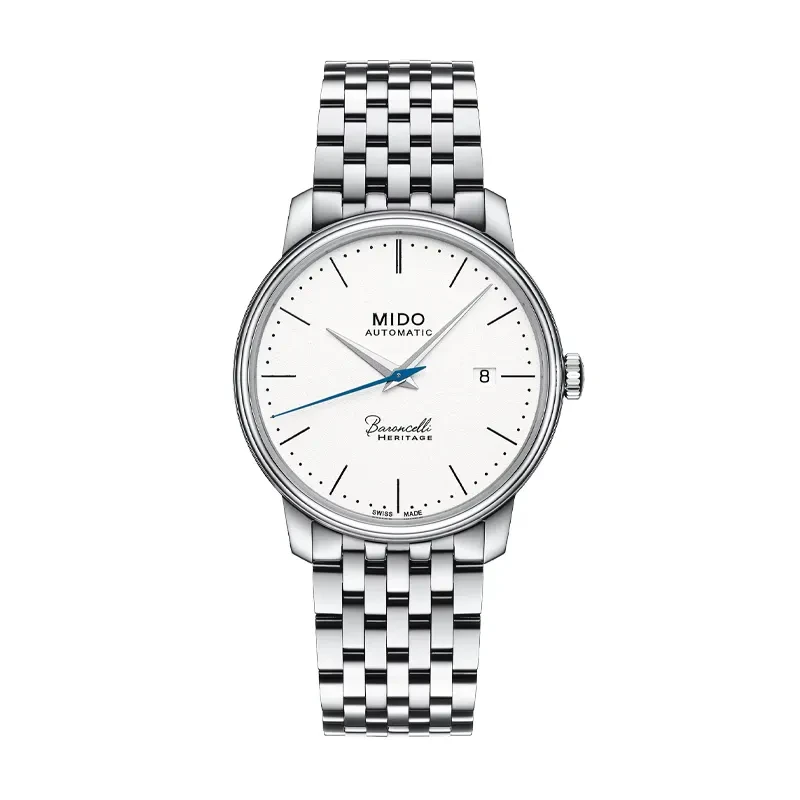MIDO Baroncelli Heritage Automatic White Dial Men Watch- M027.407.11.011.00